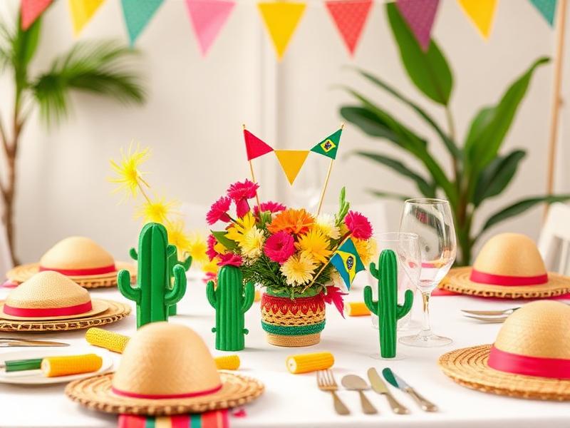 Mesa decorada